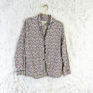 Ella Simone floral and strawberry print pajama top